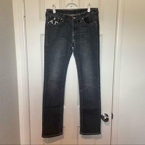NWOT True Religion Joey Super T Straight Leg Sequin Jeans- 29